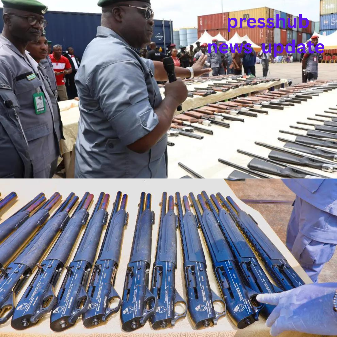 Breaking News: Customs intercepts 844 rifles, 112,500 ammunition in Nigeria’s port - PRESSHUB MEDIA AGENCY