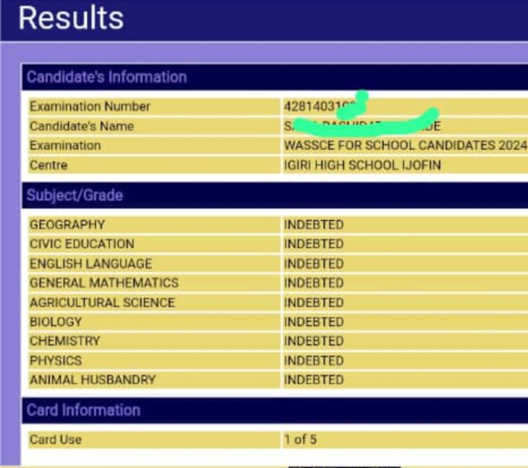 BREAKING : Confusion, Anxiety In Ogun As WAEC Seizes WASSCE Results Over Indebtedness - Platform Times