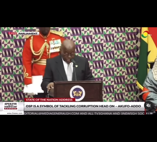 Ghanaian President Akufo-Addo's ADC Collapses During State of the Nation Address in Parliament - PRESSHUB MEDIA AGENCY