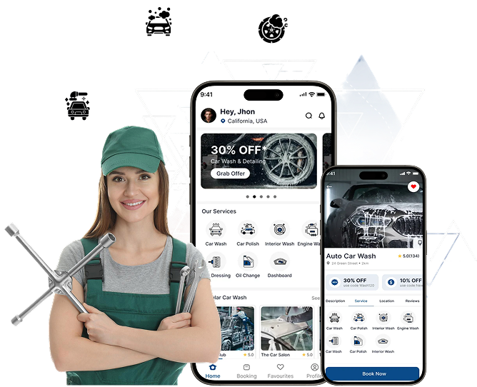 Car Wash App Development Company in Dubai | EmizenTech
