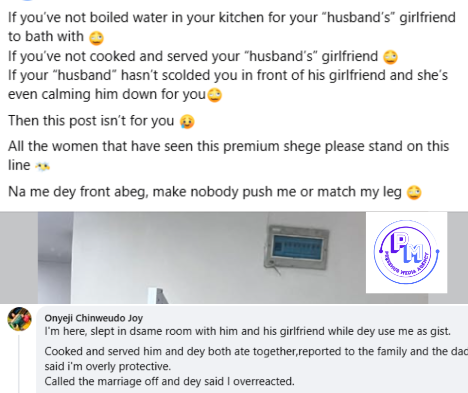 I Slept in the Same Room with My Husband and His Girlfriend While They Used Me as Gist – Nigerian Woman’s Emotional Revelation Goes Viral  PRESSHUB MEDIA AGENCY