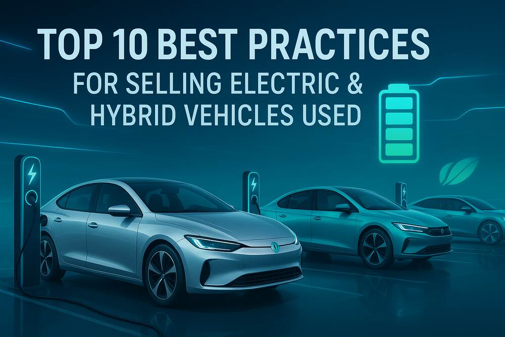 Top 10 Best Practices for Selling Electric & Hybrid Vehicles Used
